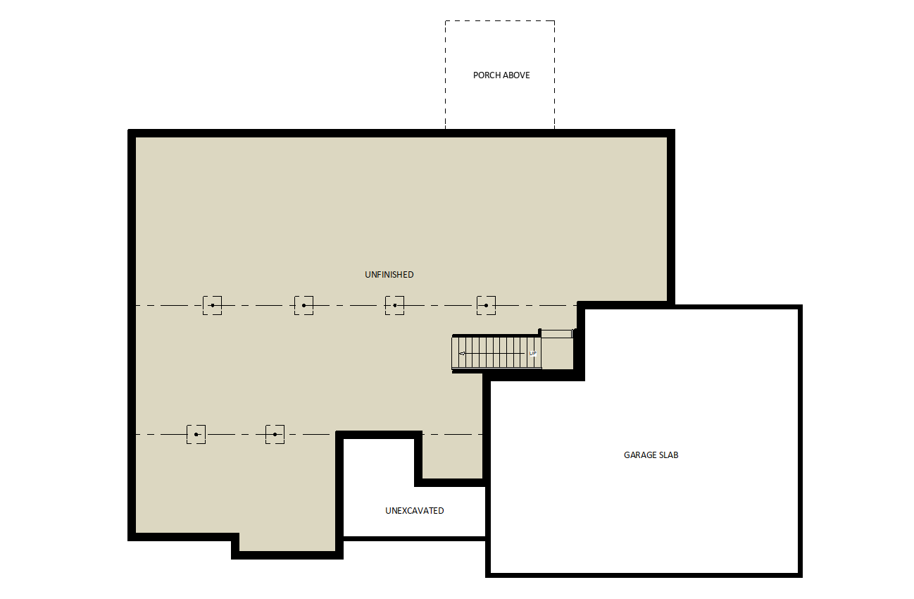 Stone ThrowLower Level Floor Plan
